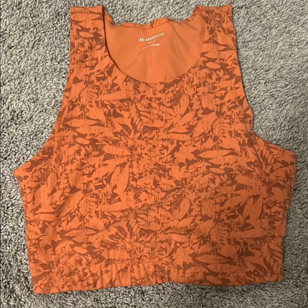 REI Orange Tank Top